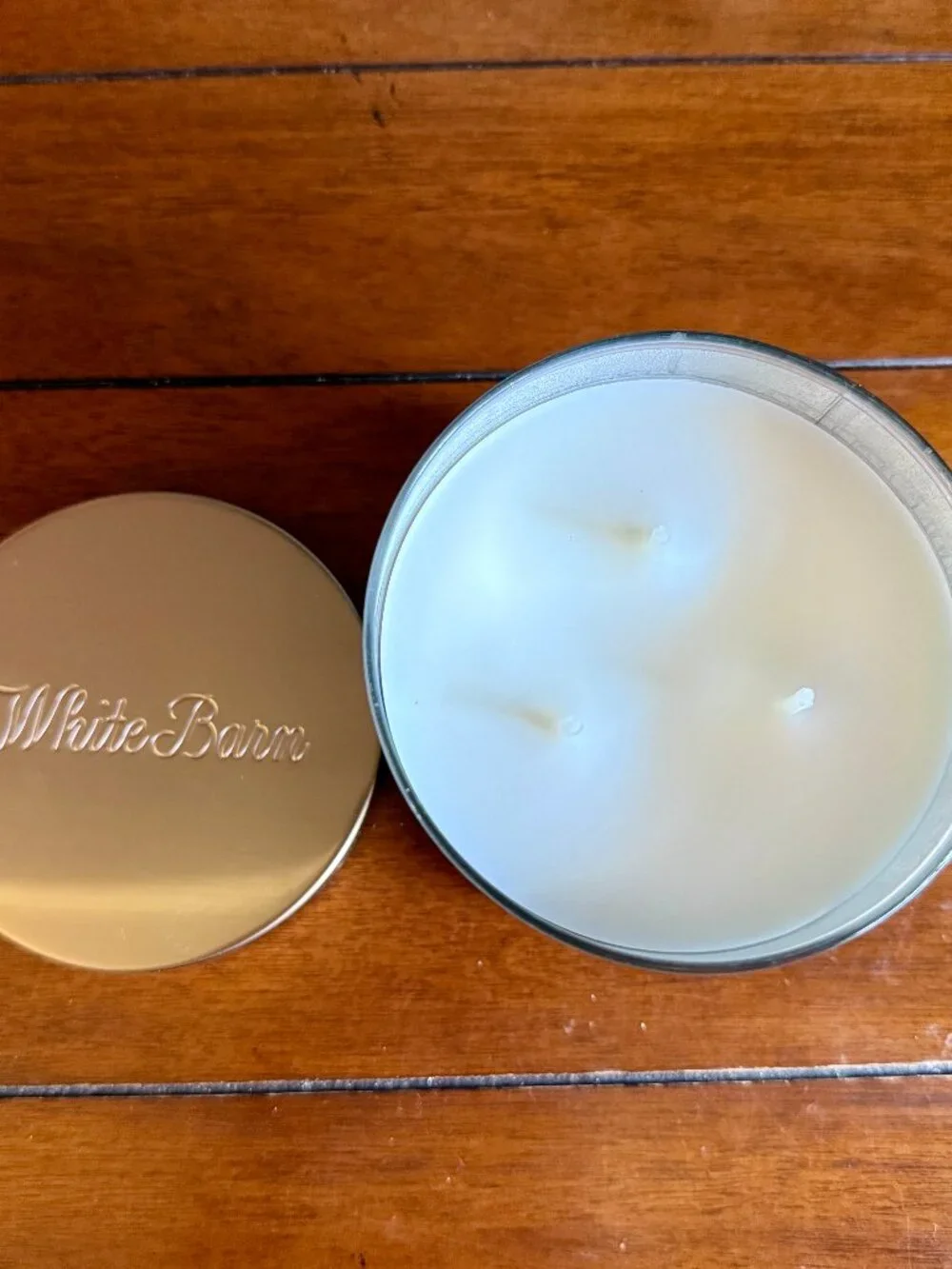 NEW WHITE TEA & SAGE 3-Wick Candle Bath & Body Works